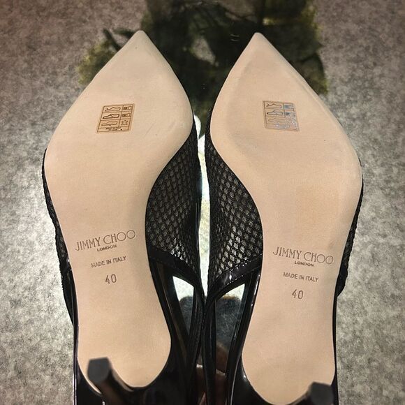 Jimmy Choo Anika Sport Mesh Slingback Heels 65mm - Picture 3 of 8